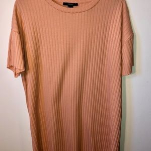 Forever21 T-shirt dress coral